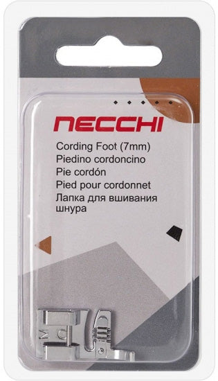 Pied pour cordons Necchi 7 mm