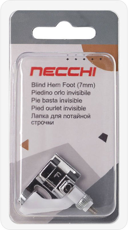 Pied ourlet invisible Necchi 7 mm