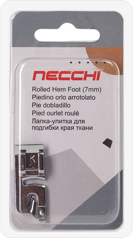 Pied ourleur Necchi 7 mm