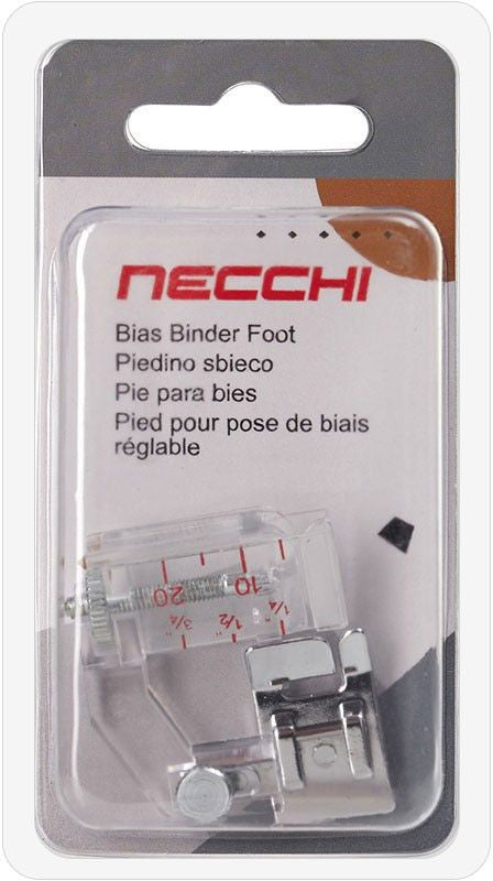 Pied pose biais avec guide ajustable Necchi